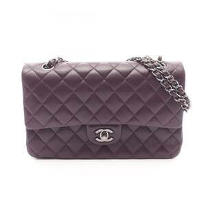 Chanel Matelassé Double Flap Shoulder Bag/Handbag, Lambskin Leather, Women's,...